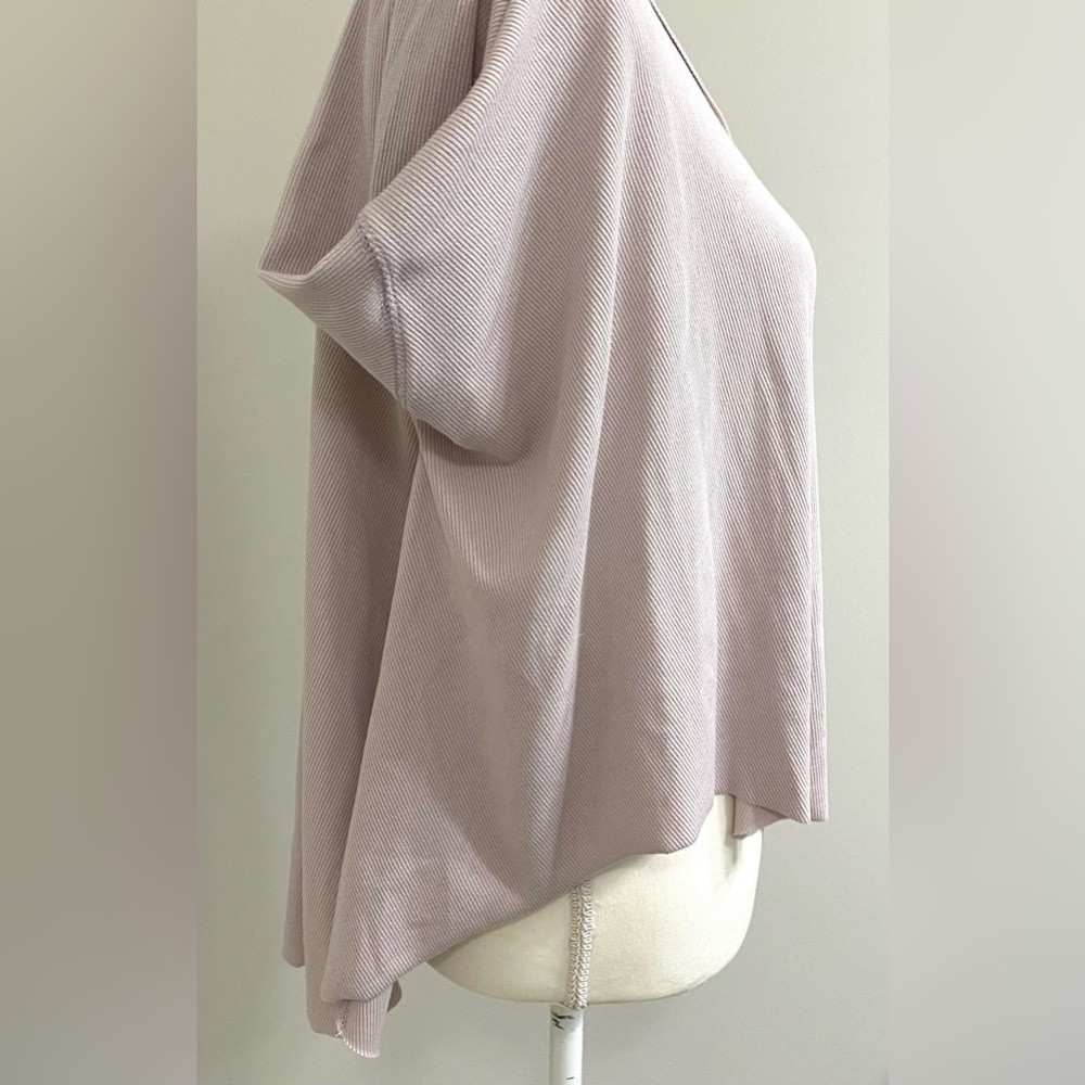 By Together Womens M Gray Ribbed Top Boho Fall Y2K Festival Streetwear Utility - Picture 8 of 15